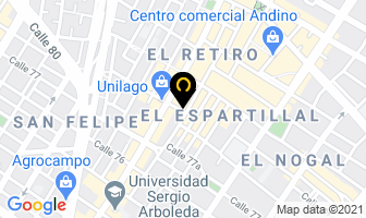 Mapa de Padilla Mancipe Maritza en Bogotá D.C