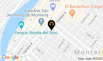 Mapa de Padrón Burgos Rafael B. en Montería