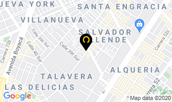 Mapa de Páez Villegas Uber Alexis en Bogotá D.C