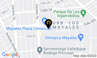 Mapa de Páginas Amarillas.com en Valledupar