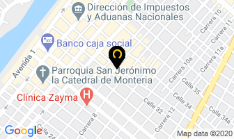 Mapa de Páginas Amarillas.com en Montería