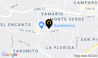 Mapa de Páginas Amarillas.com en Manizales