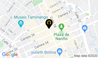 Mapa de Páginas Colombianas.com en Pasto
