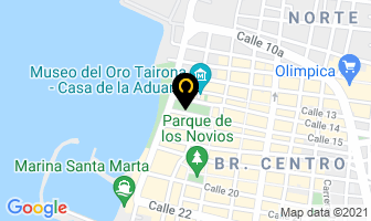 Mapa de Paginasamarillas.com en Santa Marta