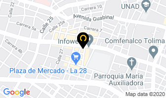 Mapa de Pagos internacionales s.a en Ibagué