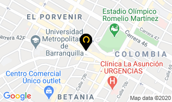 Mapa de Paint And Color en Barranquilla