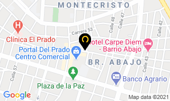 Mapa de Pájaro Rolón Denis en Barranquilla