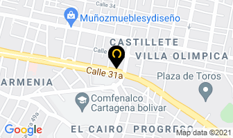 Mapa de Palacio & Palacio Ltda en Cartagena