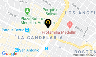 Mapa de Palacio De Los Helados en Medellín