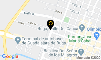 Mapa de Palacios Franco Abogados en Buga