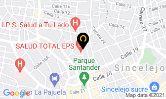 Mapa de Palacios P. Pilar en Sincelejo