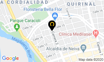 Mapa de Pa´las Motos en Neiva