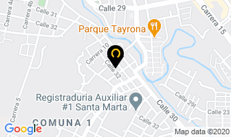 Mapa de Paletas Danny en Santa Marta