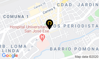 Mapa de Palmares Cirugía Especializada en Popayán