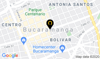 Mapa de Palmares El Dorado en Bucaramanga
