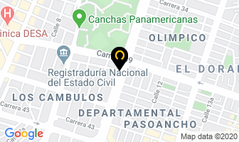 Mapa de Palmas La Miranda en Cali