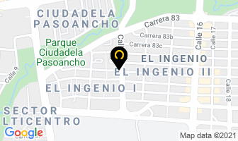 Mapa de Palmas Y Sabor en Cali