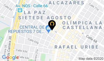Mapa de Palmera Motor en Bogotá D.C