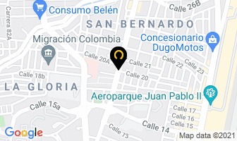 Mapa de Pan & Sabor en Medellín
