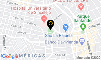 Mapa de Pan De Trigo en Sincelejo