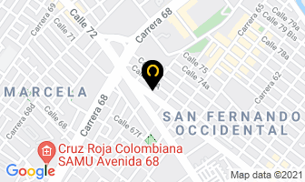 Mapa de Pan De Vida R B en Bogotá D.C