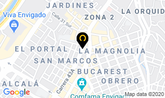 Mapa de Pan Fres en Envigado