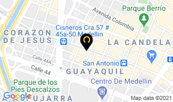 Mapa de Pana Belleza en Medellín