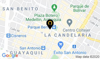 Mapa de Pana Tennis en Medellín