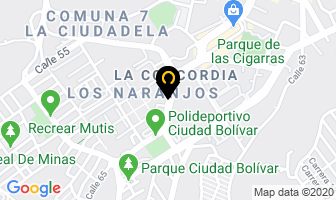 Mapa de Panadería Bon Pan en Bucaramanga