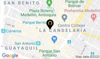 Mapa de Panaderia Caldas Pan en Medellín