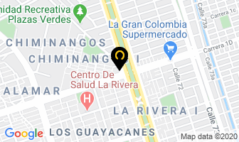 Mapa de Panadería California en Cali