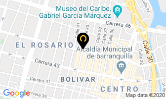 Mapa de Panadería Capri en Barranquilla