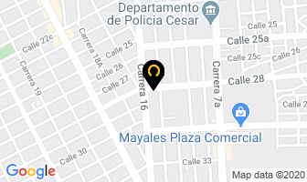 Mapa de Panadería Del 12 en Valledupar