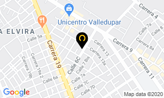 Mapa de Panaderia Del Norte en Valledupar