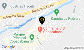 Mapa de Panaderia Donde Mario en Copacabana
