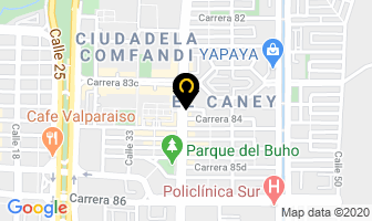 Mapa de Panadería Extra No.2 en Cali
