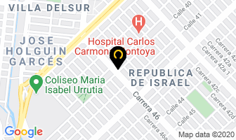 Mapa de Panadería Familiar en Cali