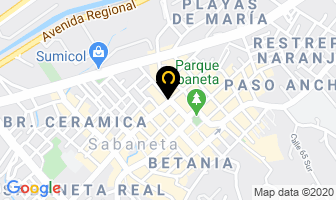 Mapa de Panadería Fergus en Sabaneta