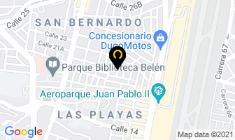 Mapa de Panadería Jami en Medellín
