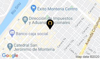Mapa de Panadería La 36 en Montería