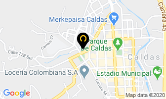 Mapa de Panadería La Docena en Caldas