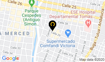 Mapa de Panadería La Espiga Dorada en Tulua