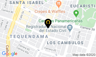 Mapa de Panaderia La Galletica en Cali