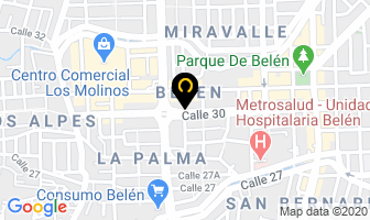 Mapa de Panadería La Y en Medellín