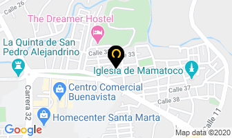 Mapa de Panadería Los Búcaros en Santa Marta