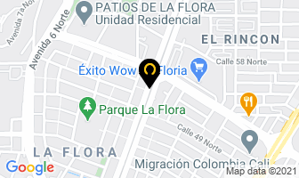 Mapa de Panadería Los Cardonas en Cali