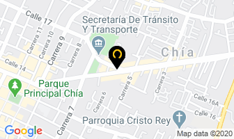 Mapa de Panadería Mac Pan en Chía