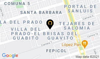 Mapa de Panadería Magipan en Cali