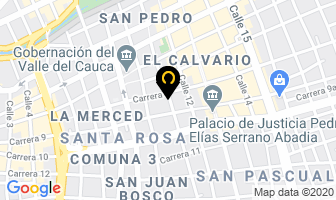 Mapa de Panadería Margarita en Cali