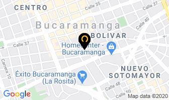 Mapa de Panaderia Moderna en Bucaramanga